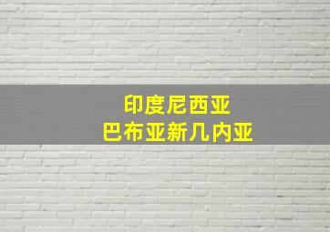 印度尼西亚 巴布亚新几内亚